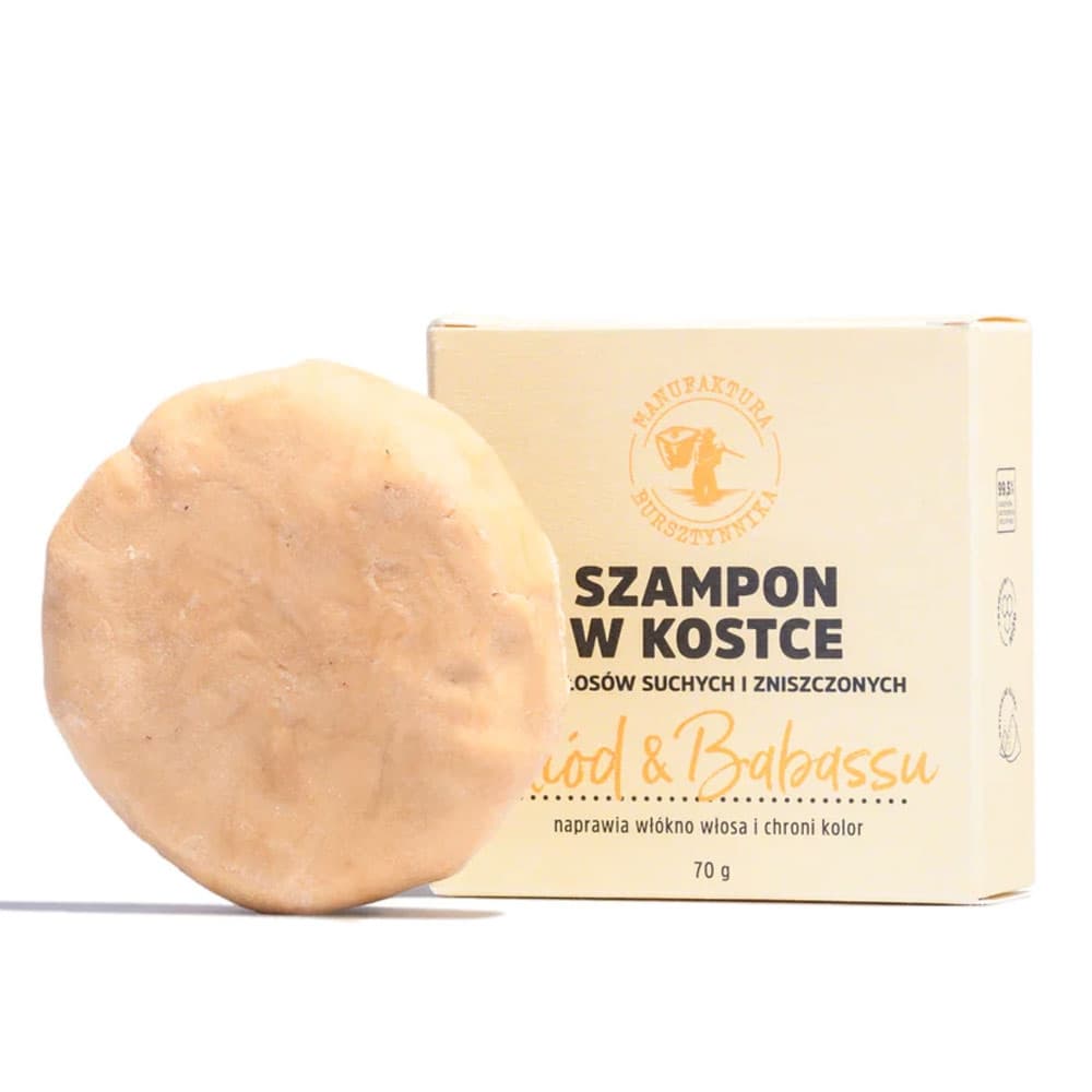 Szampon do włosów w kostce Miód Babassu