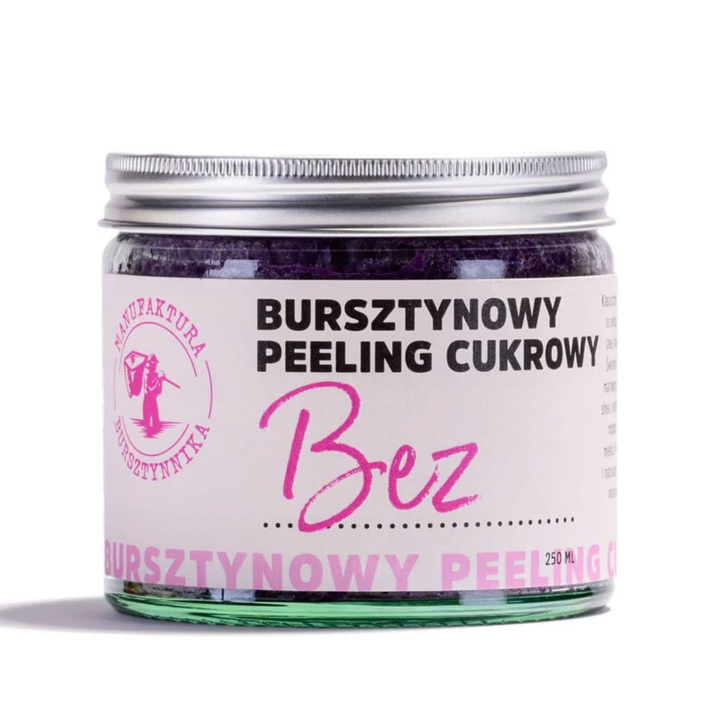 Peeling bursztynowy do ciała Cukrowy Bez