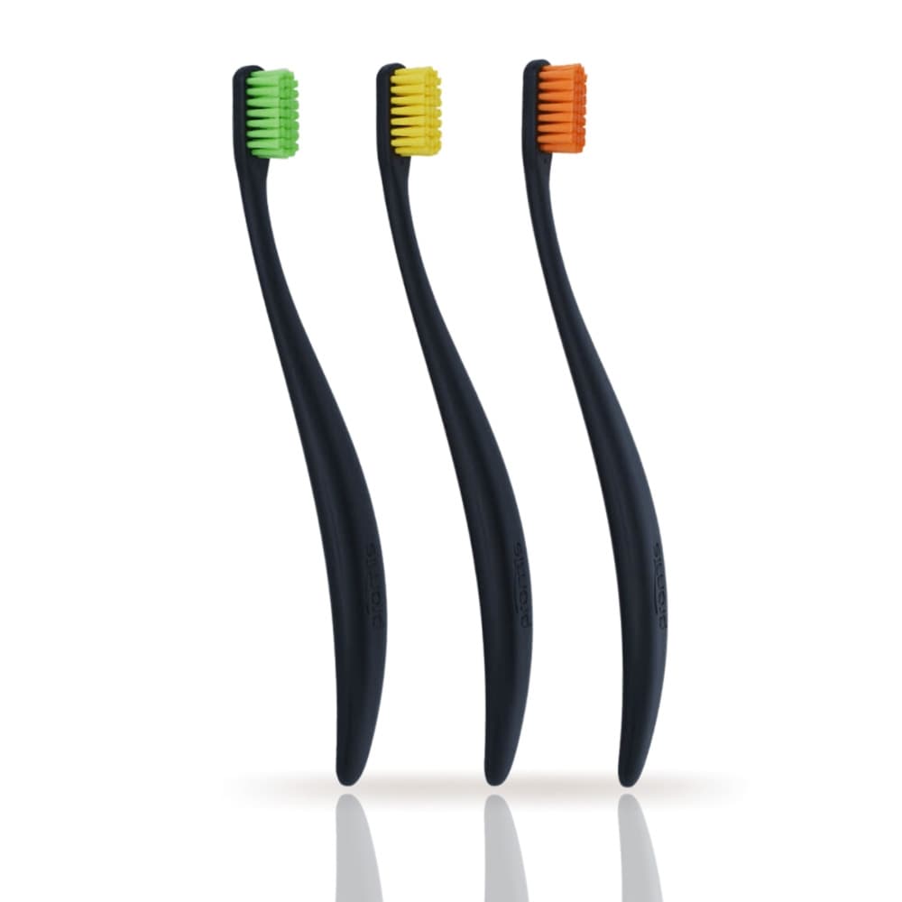 TRIO-PACK trzy szczoteczki do zębów. (Drewniane)
