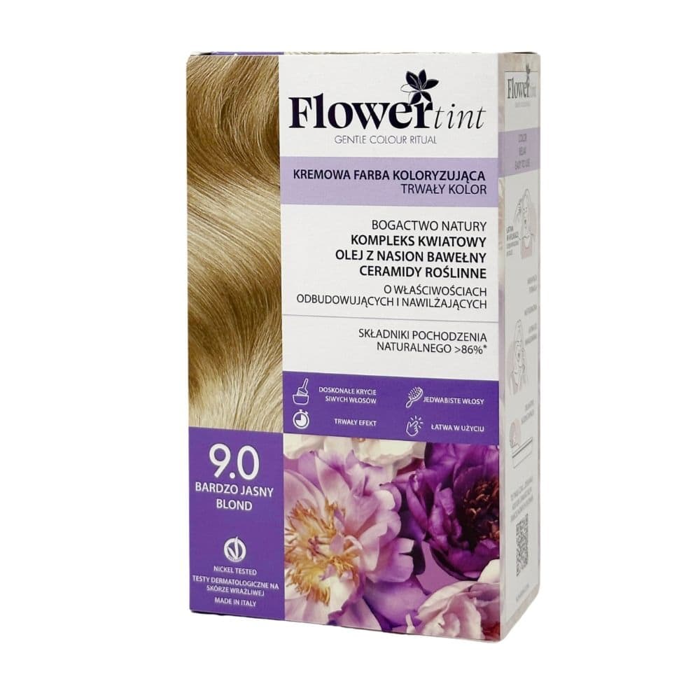 Kremowa farba koloryzująca do włosów 9.0 - Bardzo jasny blond 1 op. (2 x,,.)