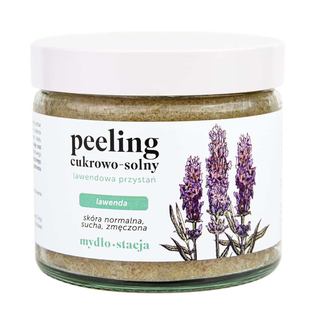 Peeling cukrowo-solny do ciała Lawendowa Przystań