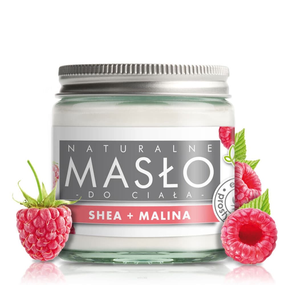 Masło shea do ciała - Malina