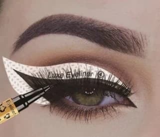Samoprzylepne naklejki (szablony) do eyelinera i cieni