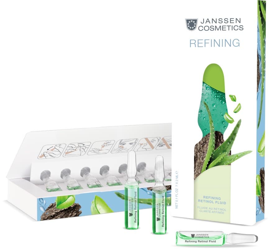 Ampułki do twarzy z retinolem Retinol Fluid