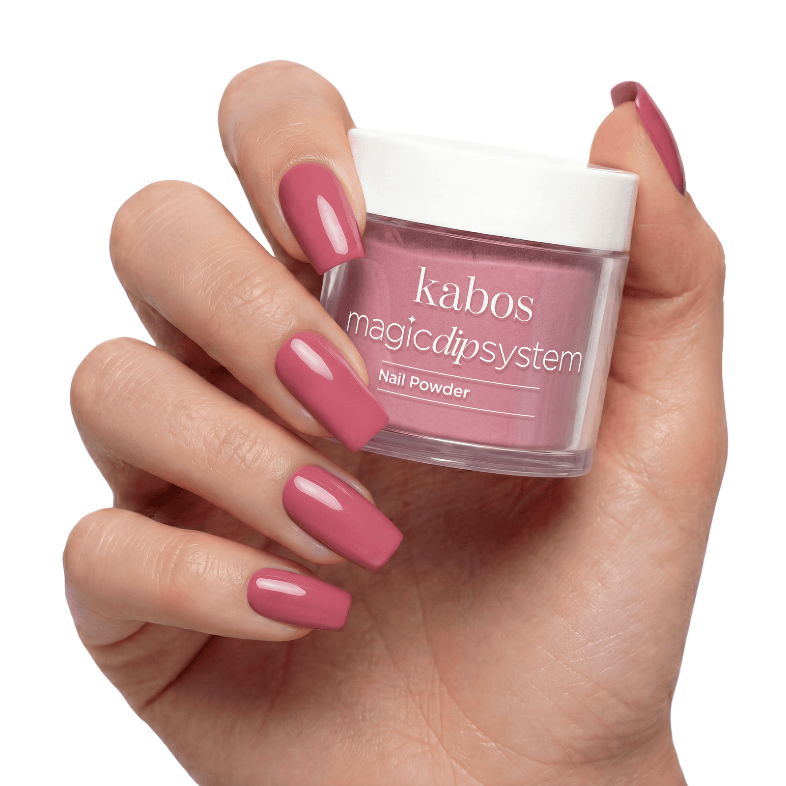 Puder do manicure tytanowego Kabos MDS 022 Pink Delight