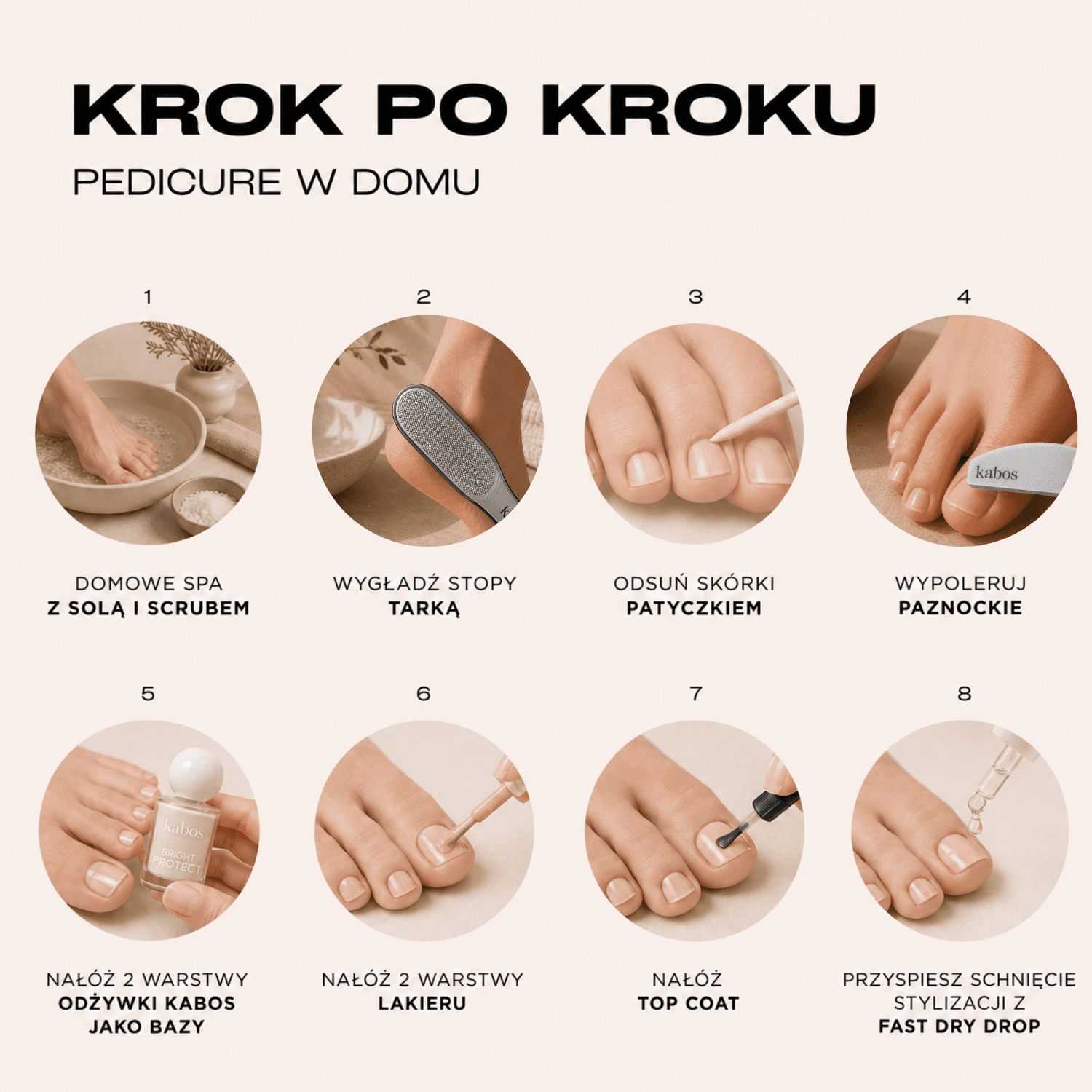Zestaw do pedicure w domu