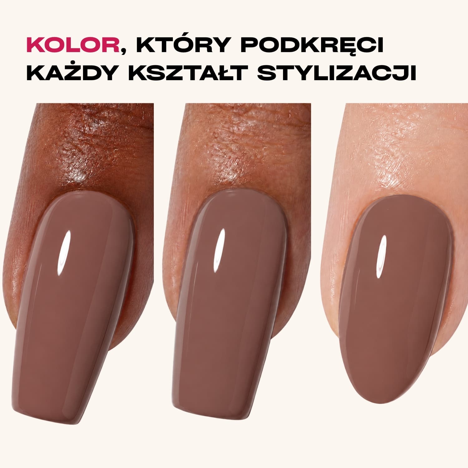 Lakier hybrydowy Kabos Gelike 036 Truffle Brown
