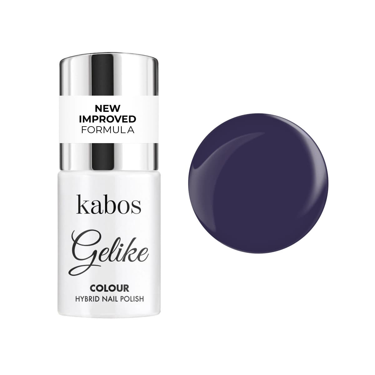 Lakier hybrydowy Kabos Gelike Dark Aubergine | Tylko 4,90 zł!