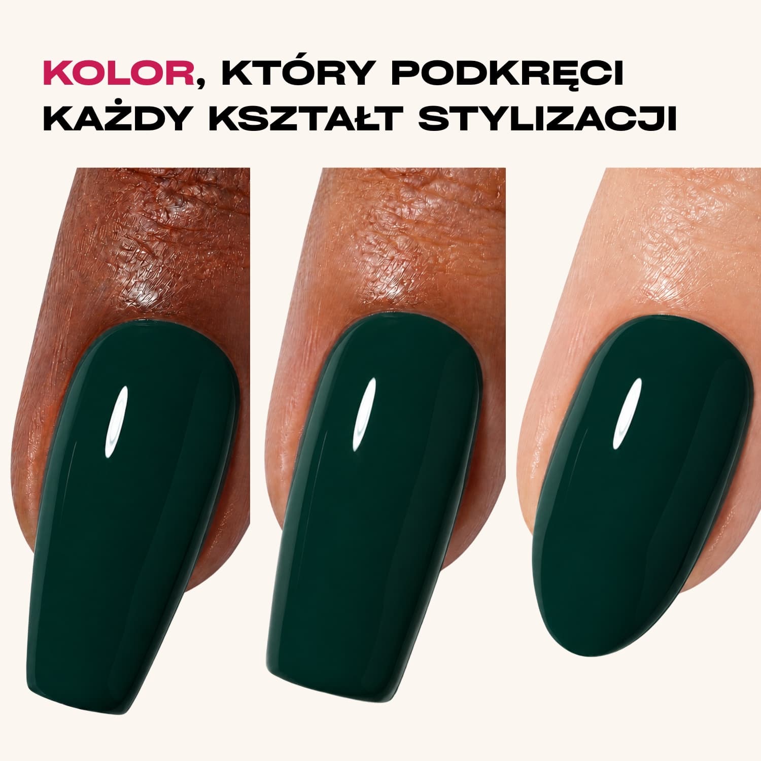 Lakier hybrydowy Kabos Gelike 045 Mistletoe Green