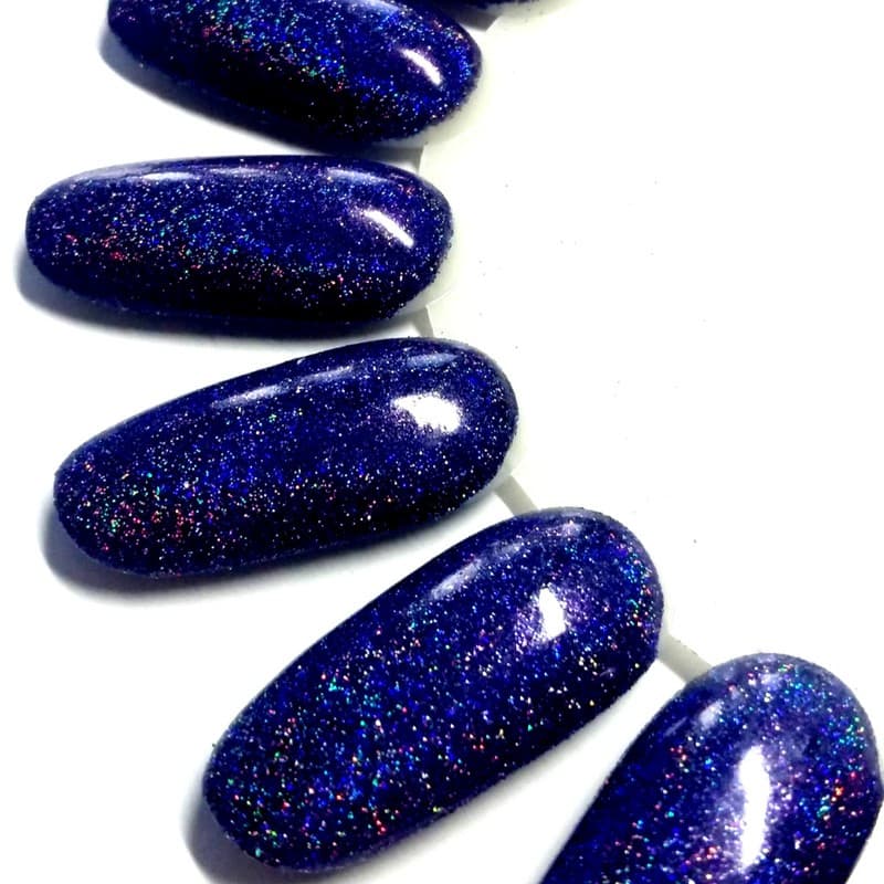 Pyłek do zdobień paznokci - Galaxy Effect Blueberry