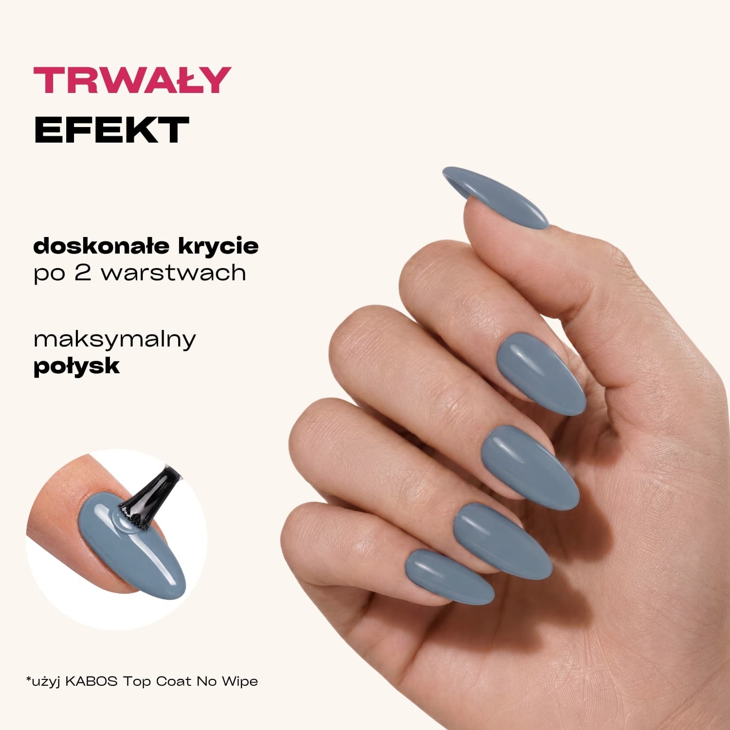 Lakier hybrydowy Kabos Gelike 050 Denim Blue