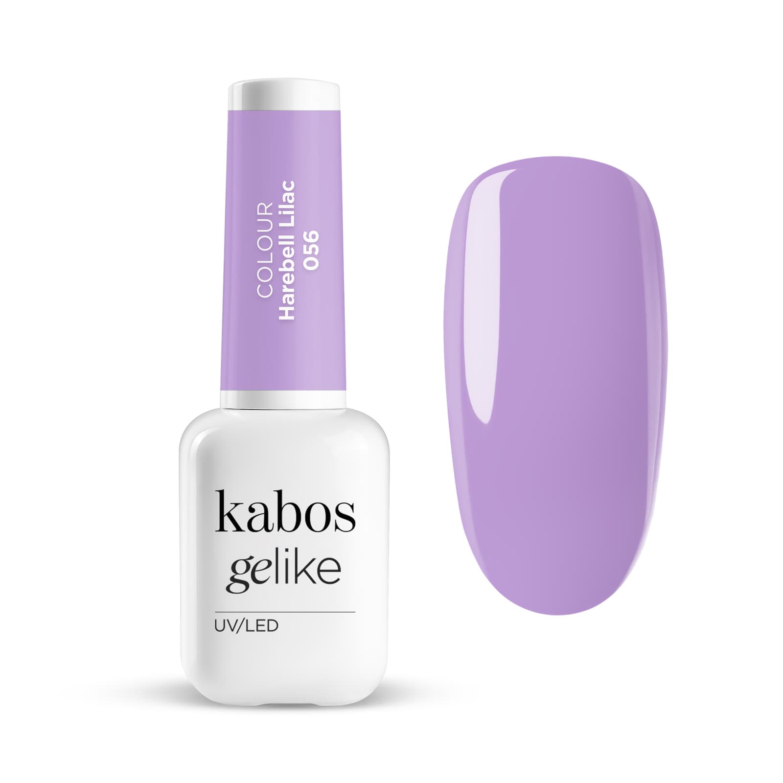 Lakier hybrydowy Kabos Gelike 056 Harebell Lilac