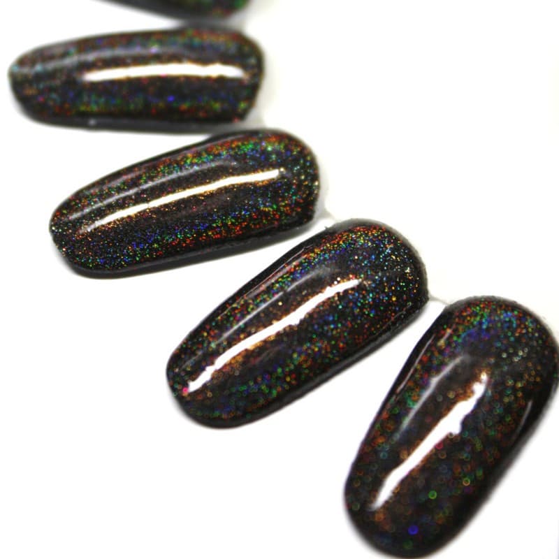Pyłek do zdobień paznokci - Galaxy Effect Black