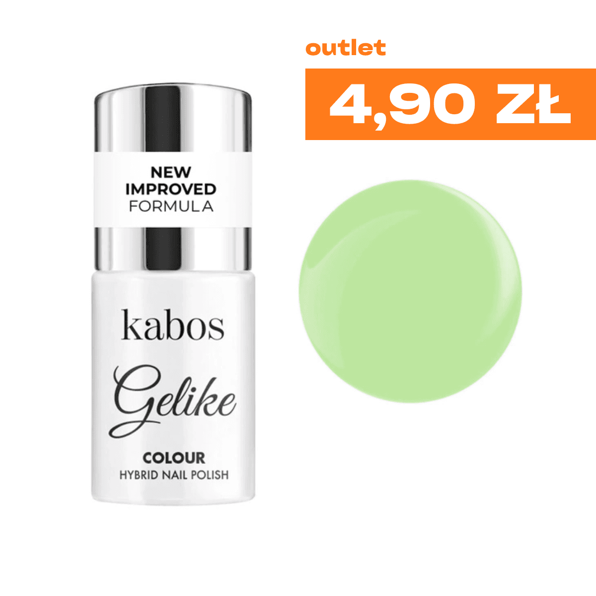 Lakier hybrydowy Kabos Gelike Wild Pistachio | Tylko 4,90 zł!