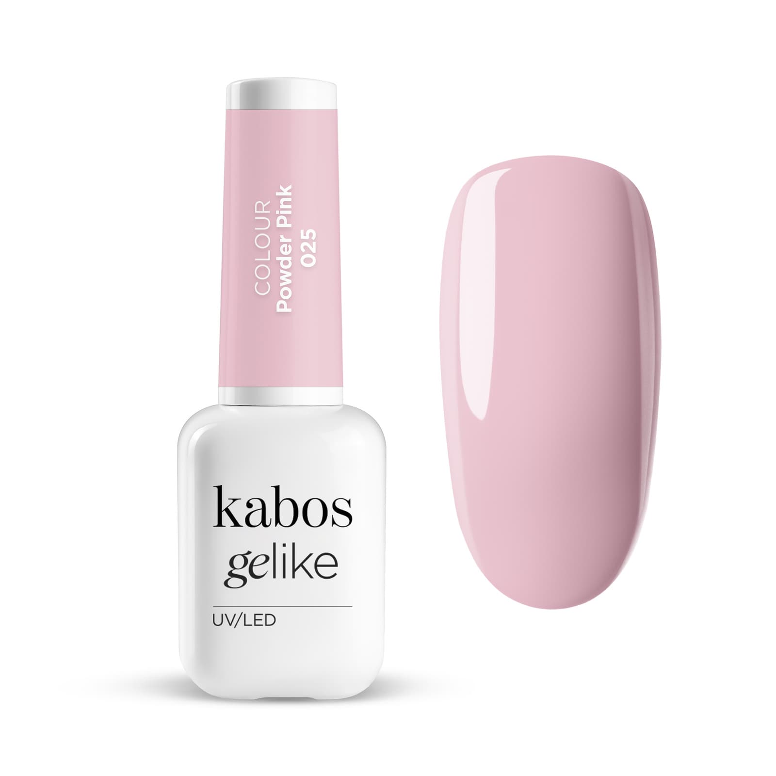 Lakier hybrydowy Kabos Gelike 025 Powder Pink