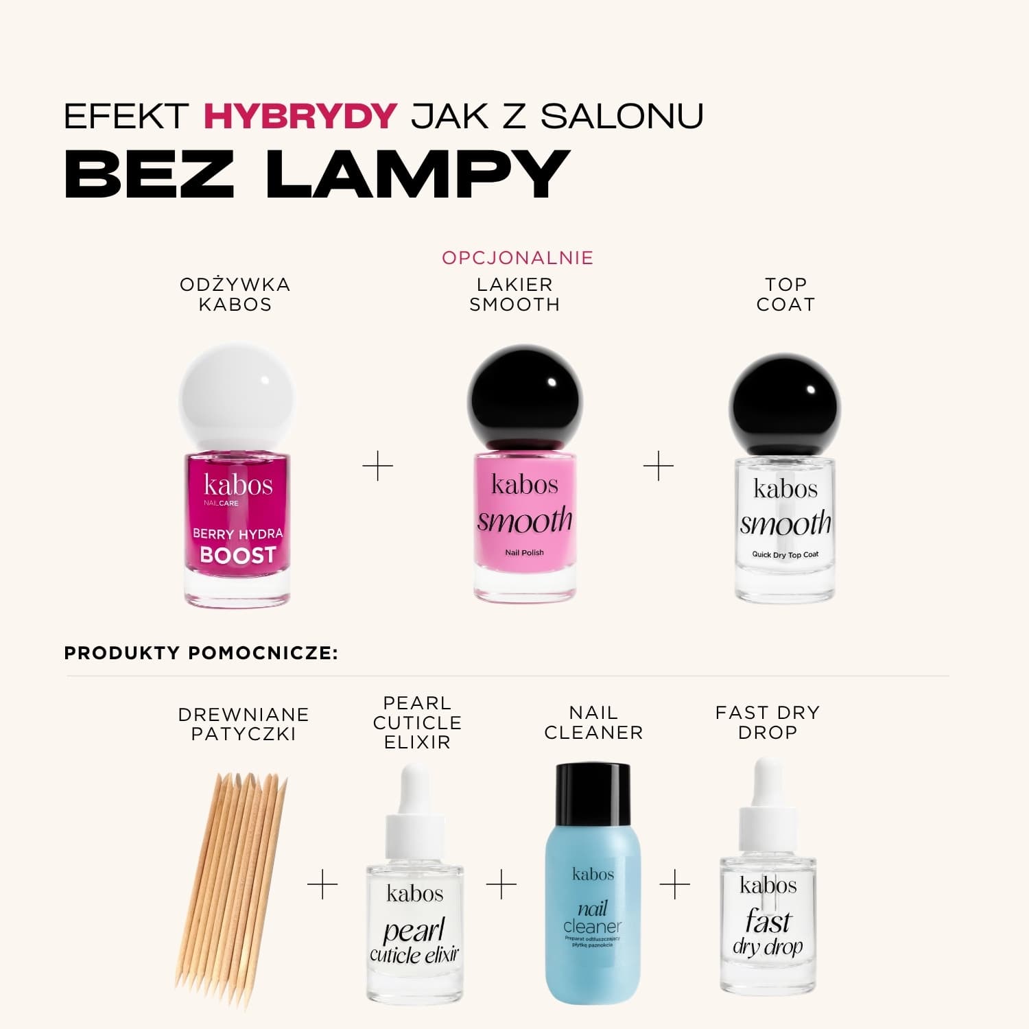 Odżywka do paznokci Kabos Berry Hydra Boost