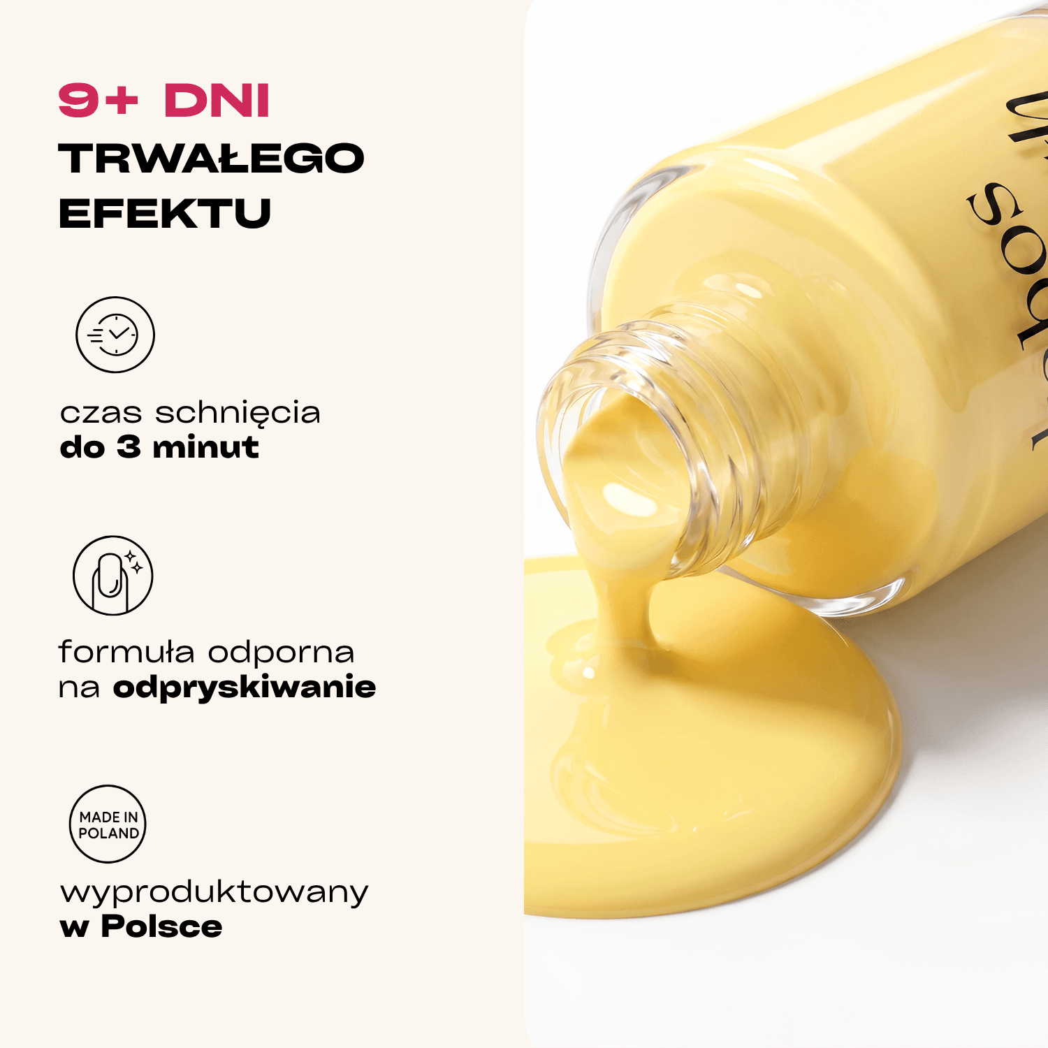 Lakier klasyczny do paznokci Kabos 14 Butter