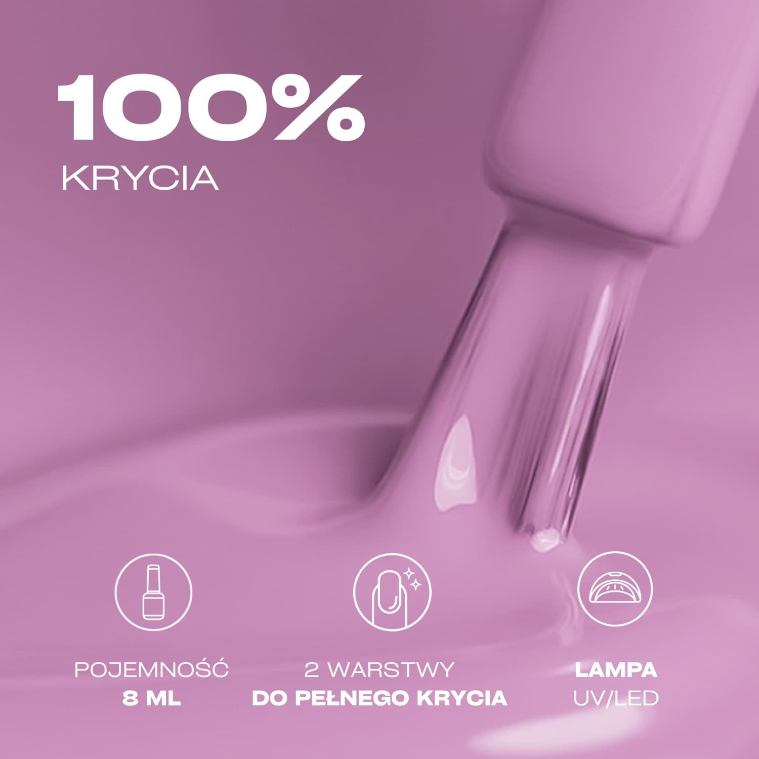 Lakier hybrydowy Kabos Gelike 057 Wild Rose Pink
