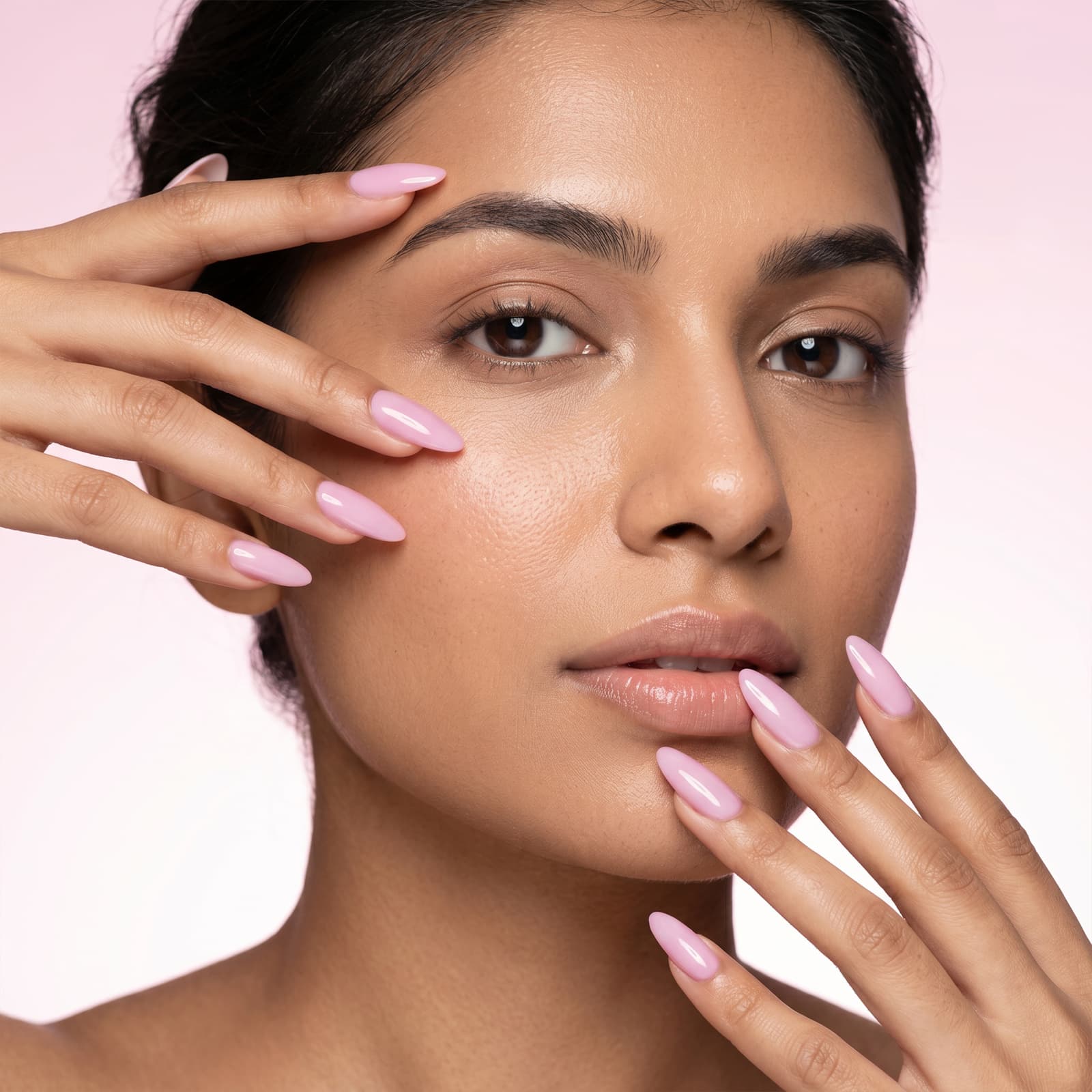 Żel budujący do paznokci samopoziomujący Kabos Luxury Builder Gel UV/LED Strawberry Milk