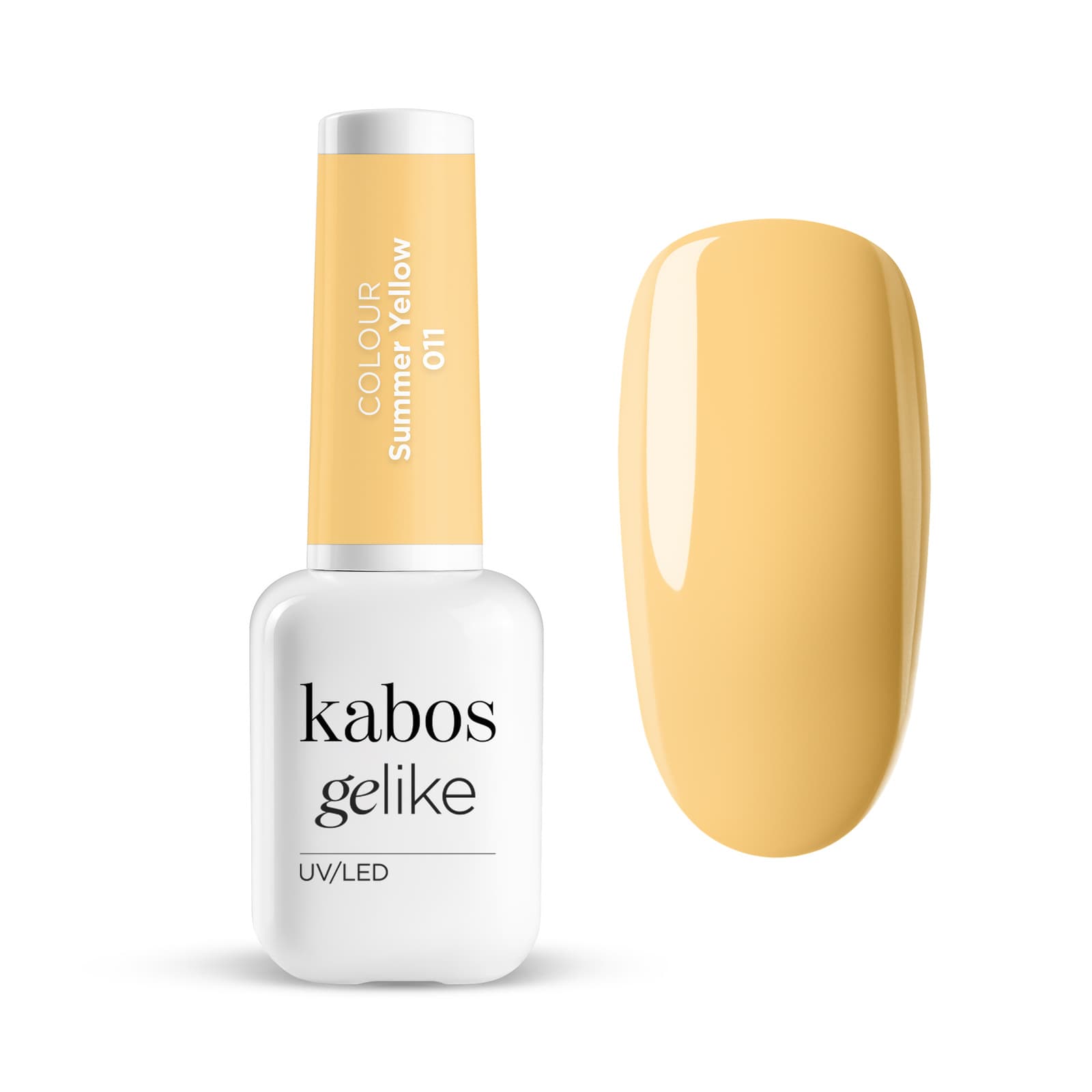 Lakier hybrydowy Kabos Gelike 011 Summer Yellow