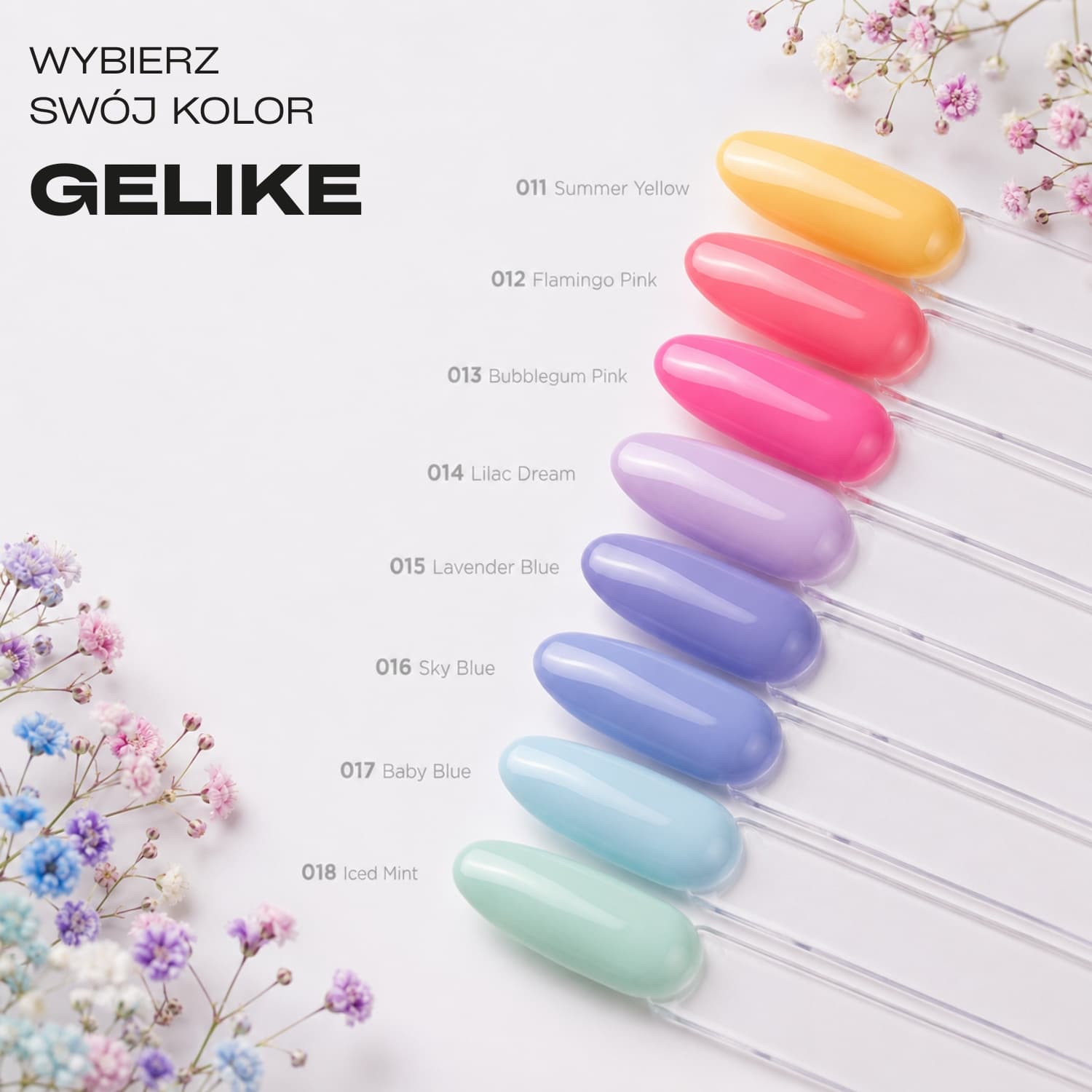 Lakier hybrydowy Kabos Gelike 015 Lavender Blue