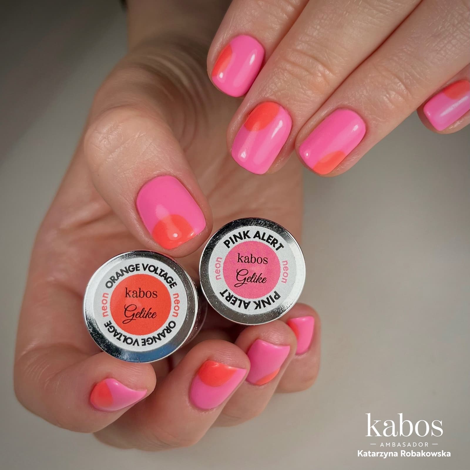 Lakier hybrydowy Kabos Gelike Orange Voltage | Tylko 4,90 zł!