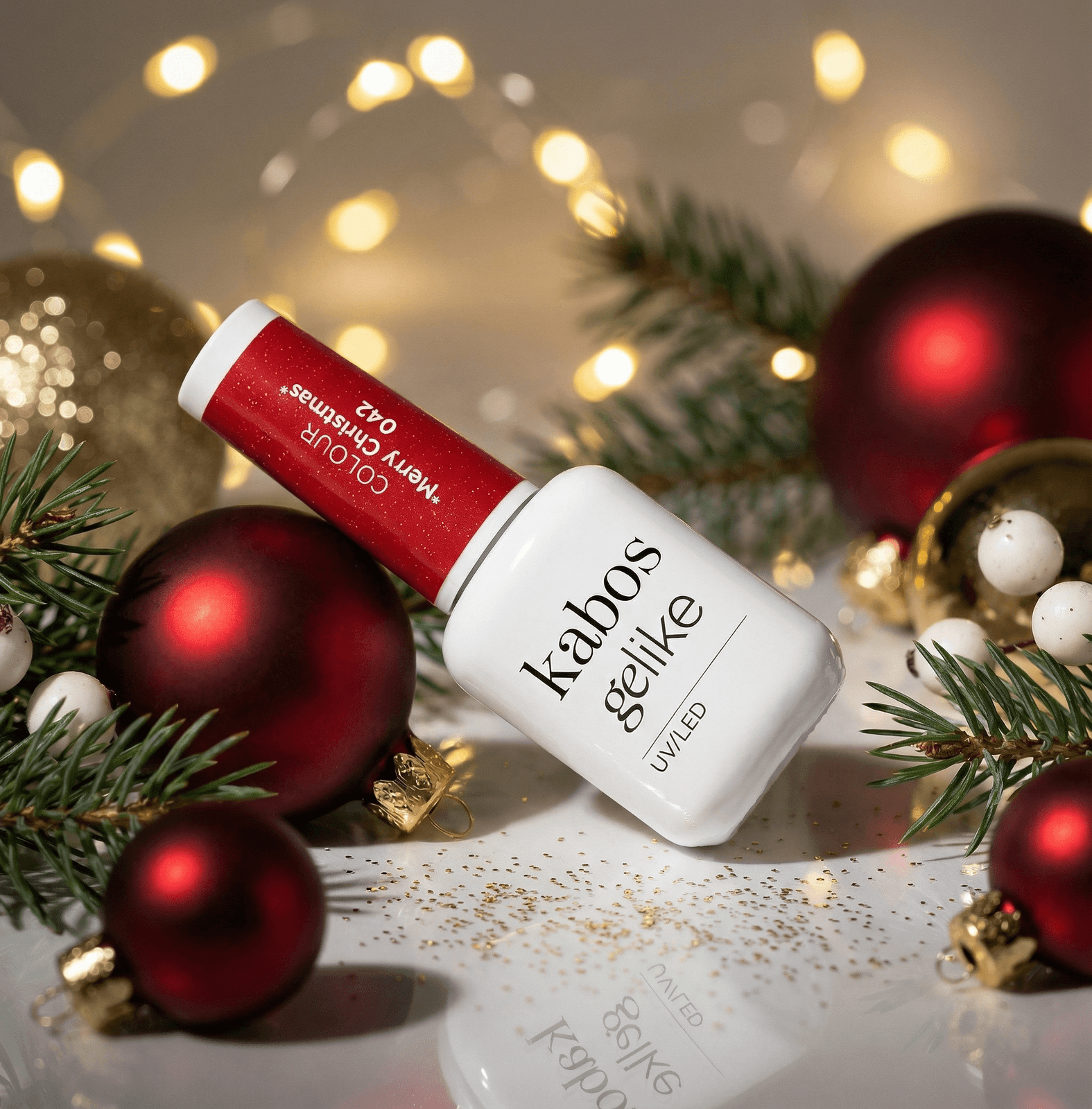 Kolekcja lakierów hybrydowych Kabos Gelike Santa's Choice