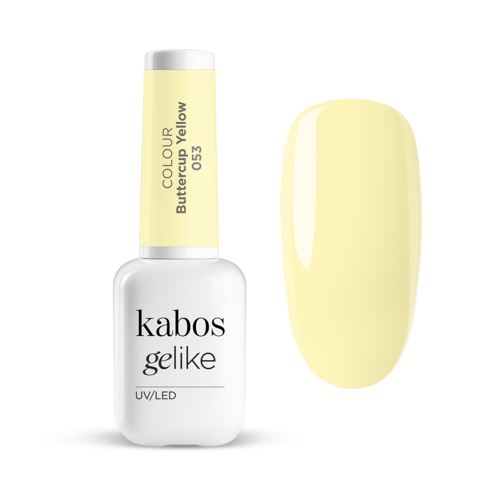 Lakier hybrydowy Kabos Gelike 053 Buttercup Yellow