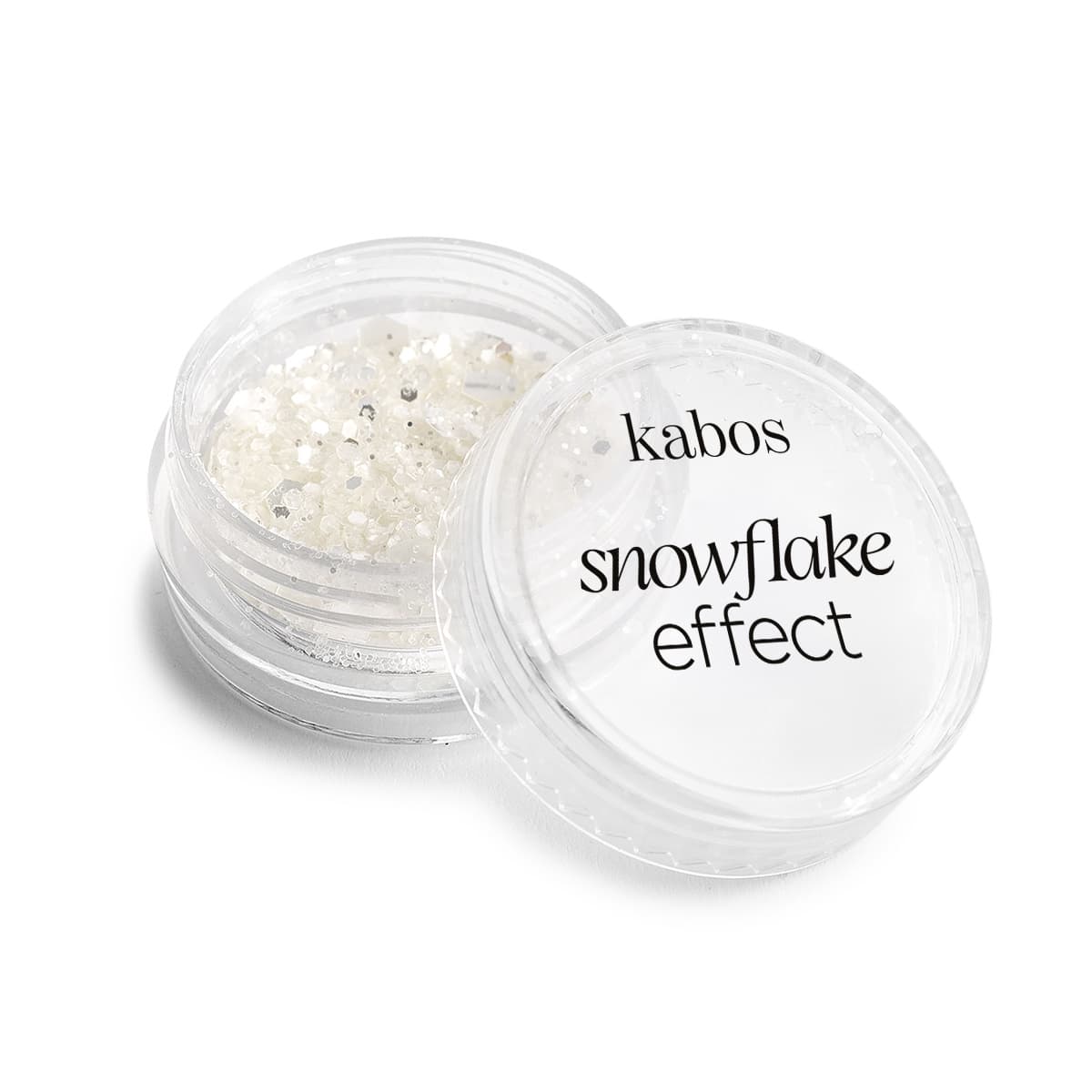Pyłek do paznokci Snowflake Effect Silver