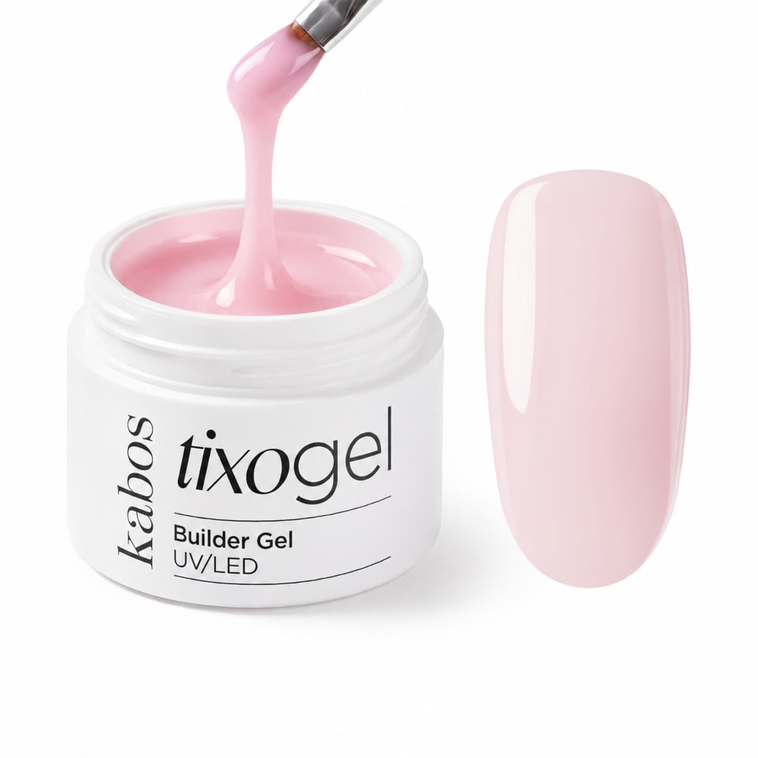 Żel budujący z tiksotropią Kabos Tixogel Builder Gel UV/LED Pink Milk