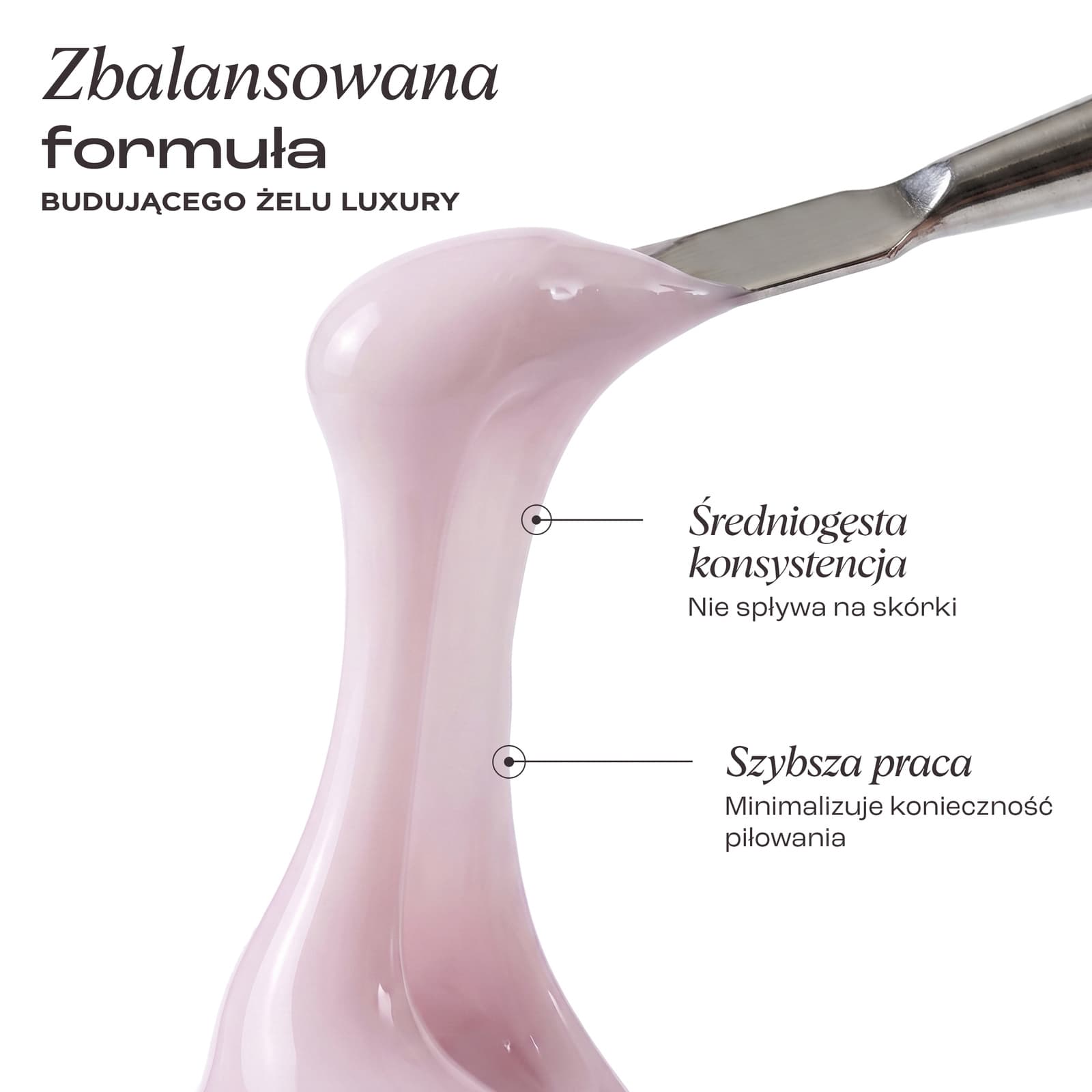 Żel budujący do paznokci samopoziomujący Kabos Luxury Builder Gel UV/LED Bare Beige