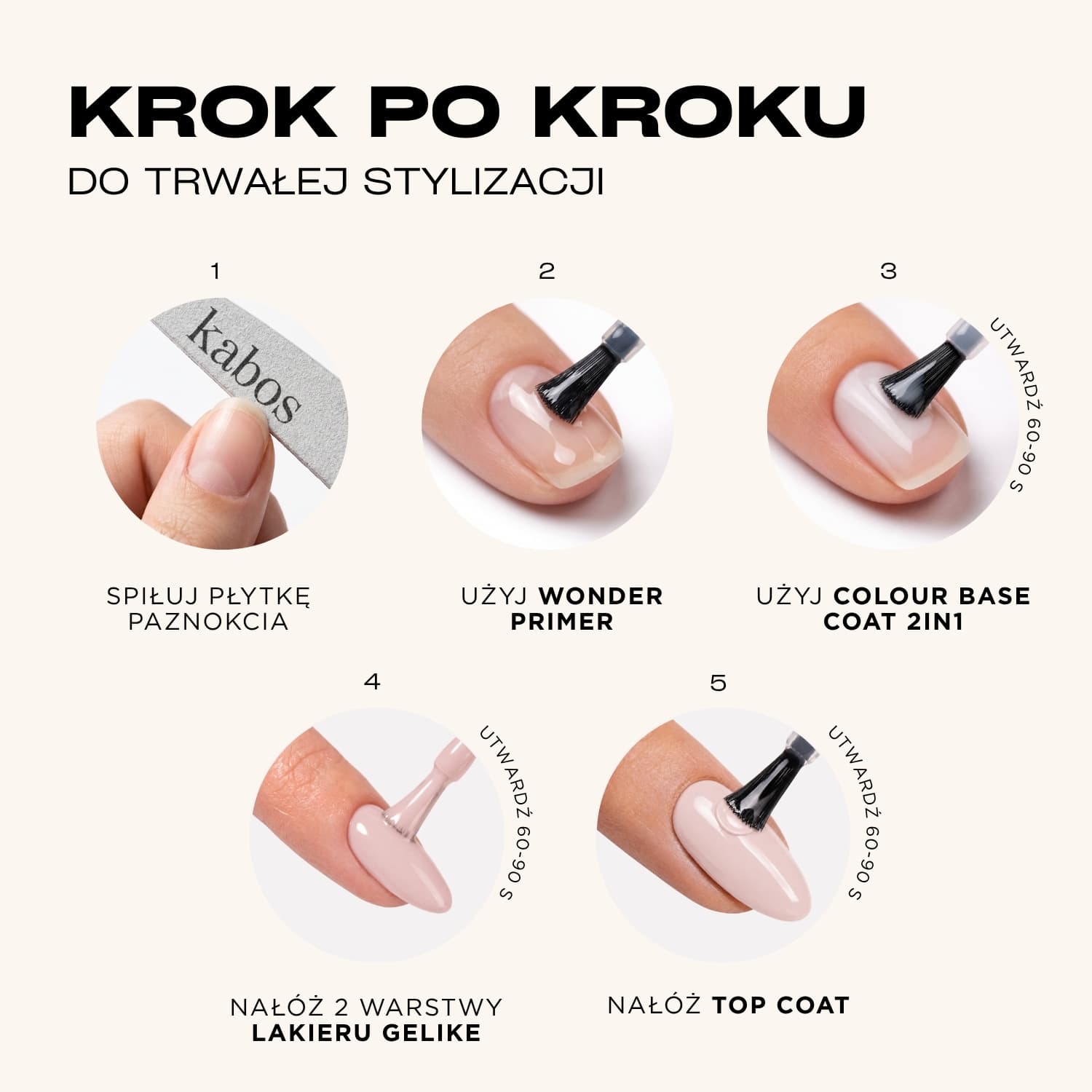 Gelike BARE GRACE Lakier hybrydowy do paznokci, 020 Almond Blush