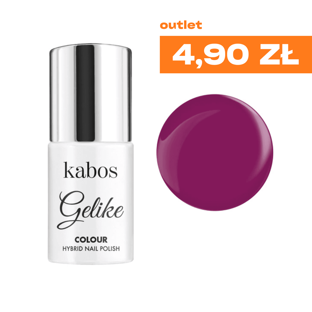 Lakier hybrydowy Kabos Gelike Violet Symphony | Tylko 4,90 zł!