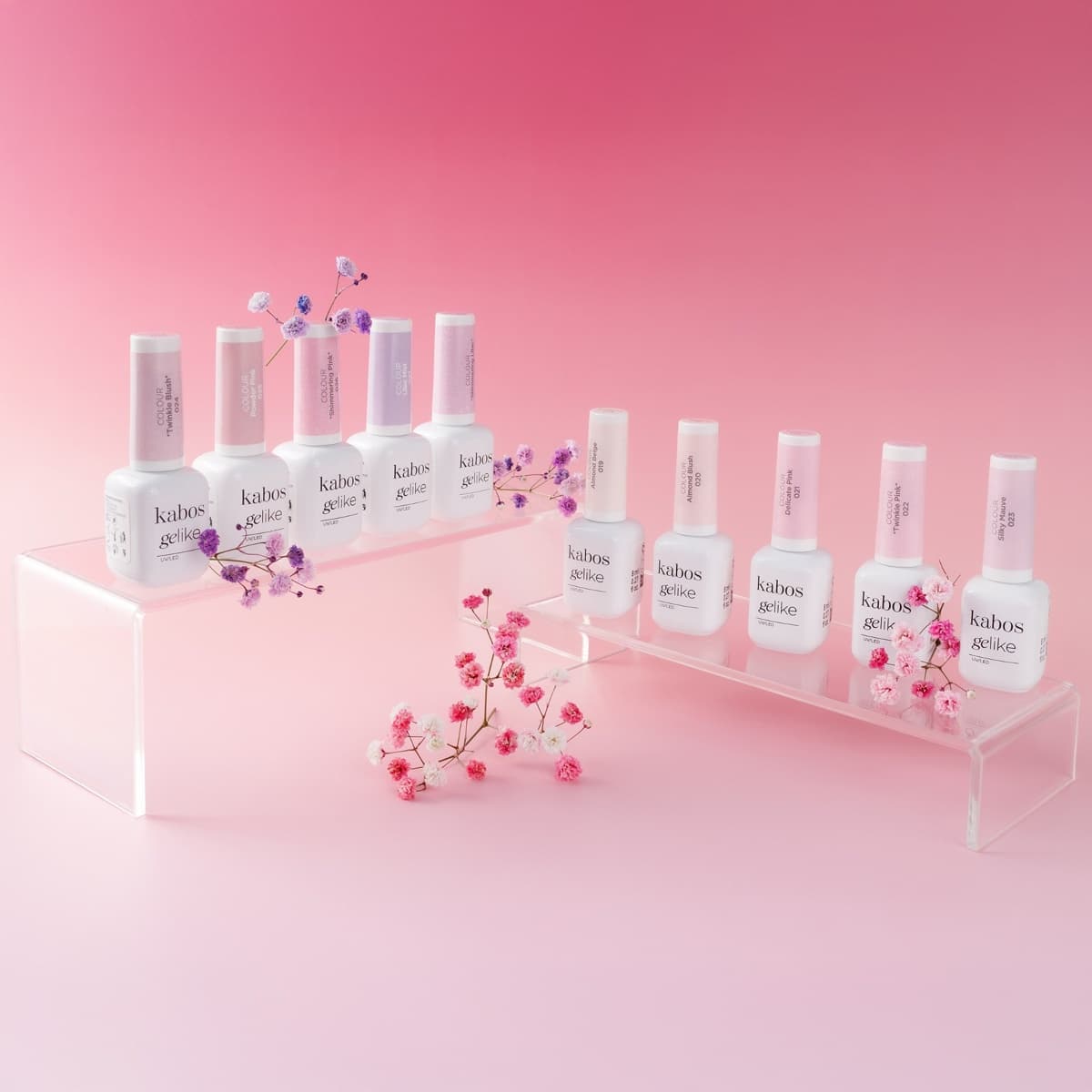 Lakier hybrydowy Kabos Gelike 020 Almond Blush