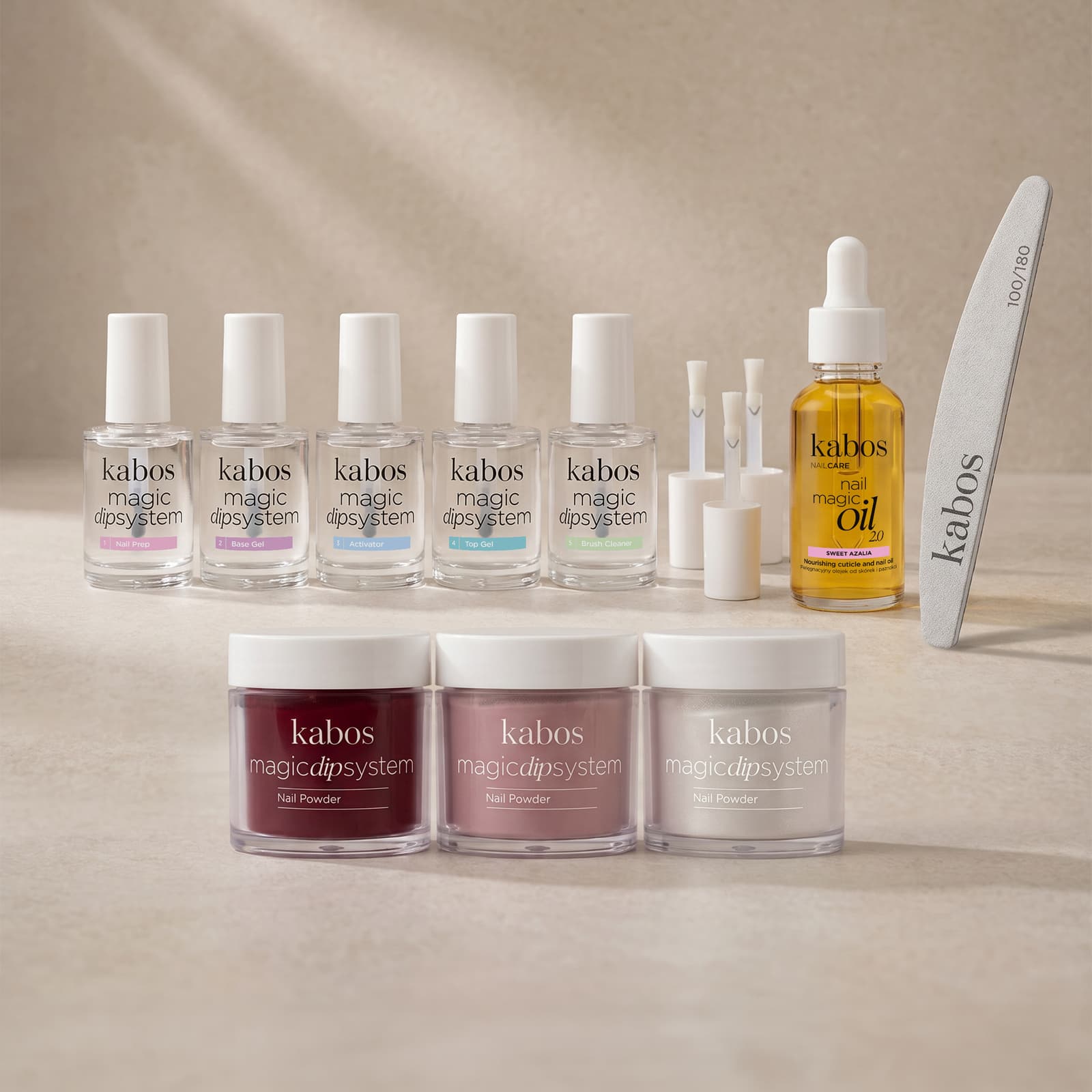 Zestaw startowy do manicure tytanowego Kabos MDS Pro