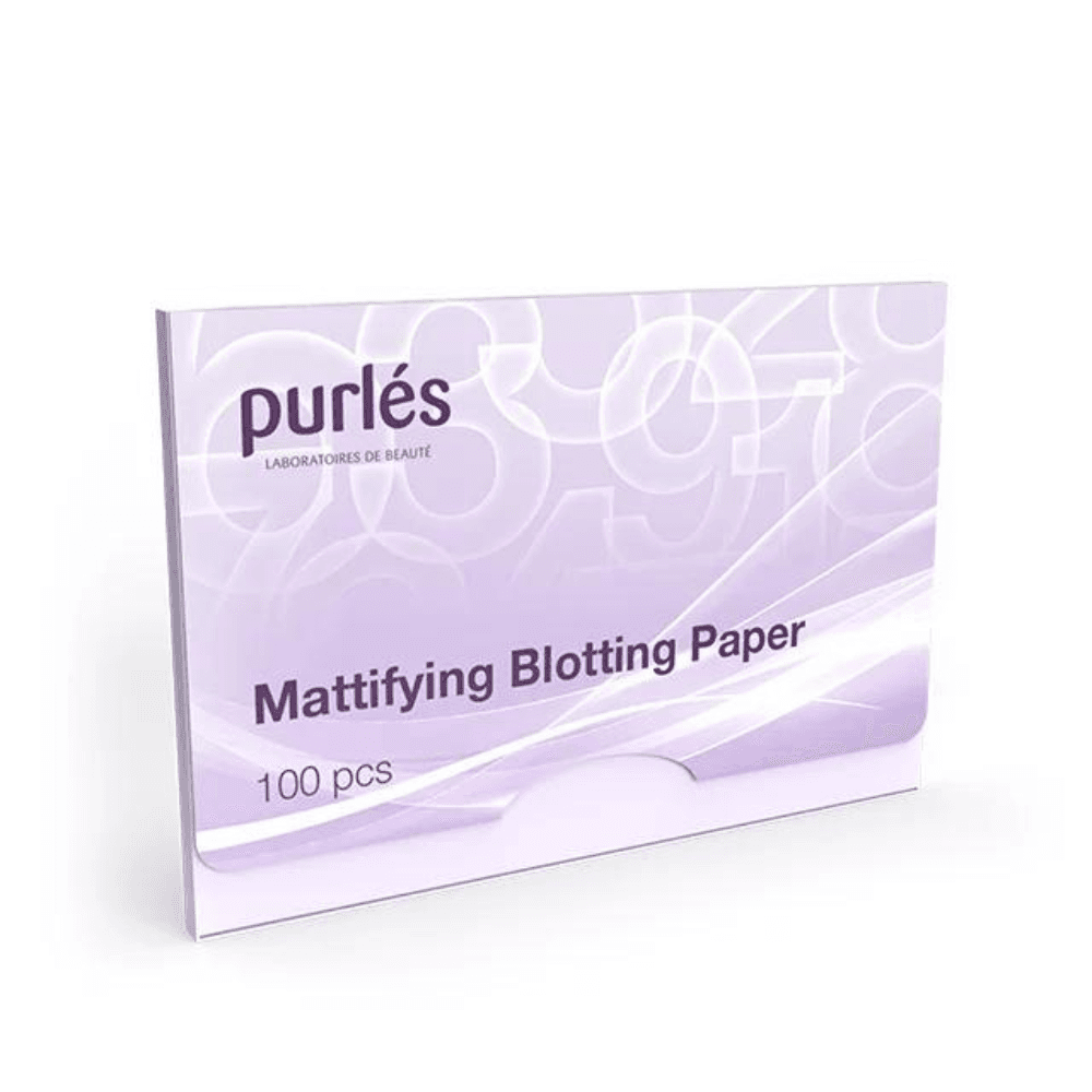 Bibułki matujące do twarzy - Purles Mattifying Blotting Paper -