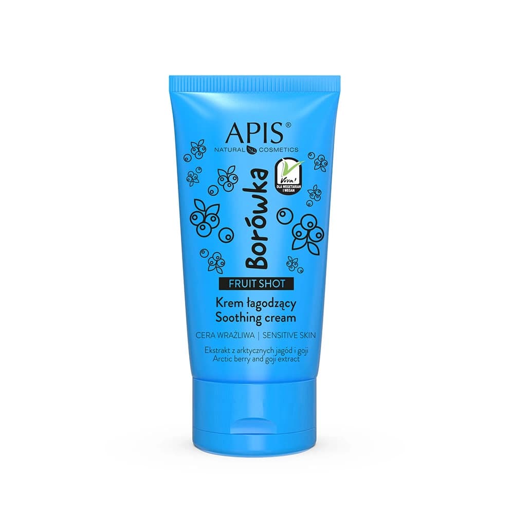 Borówkowy krem łagodzący - Apis Fruit Shot -