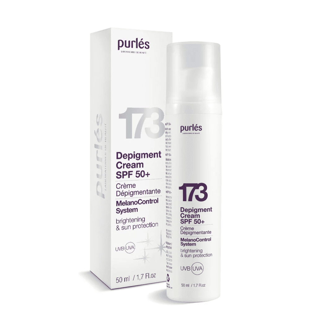 Depigmentujący krem SPF 50+ - Purles 173 - Depigment Cream SPF 50+ -