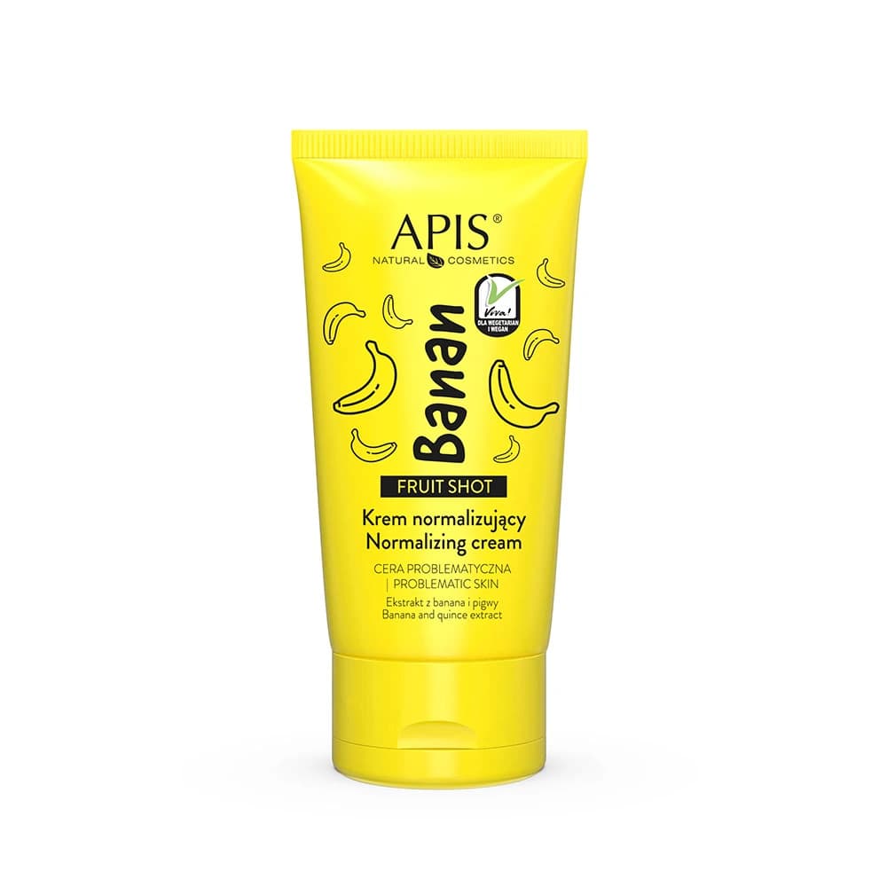 Bananowy krem normalizujący - Apis Fruit Shot -