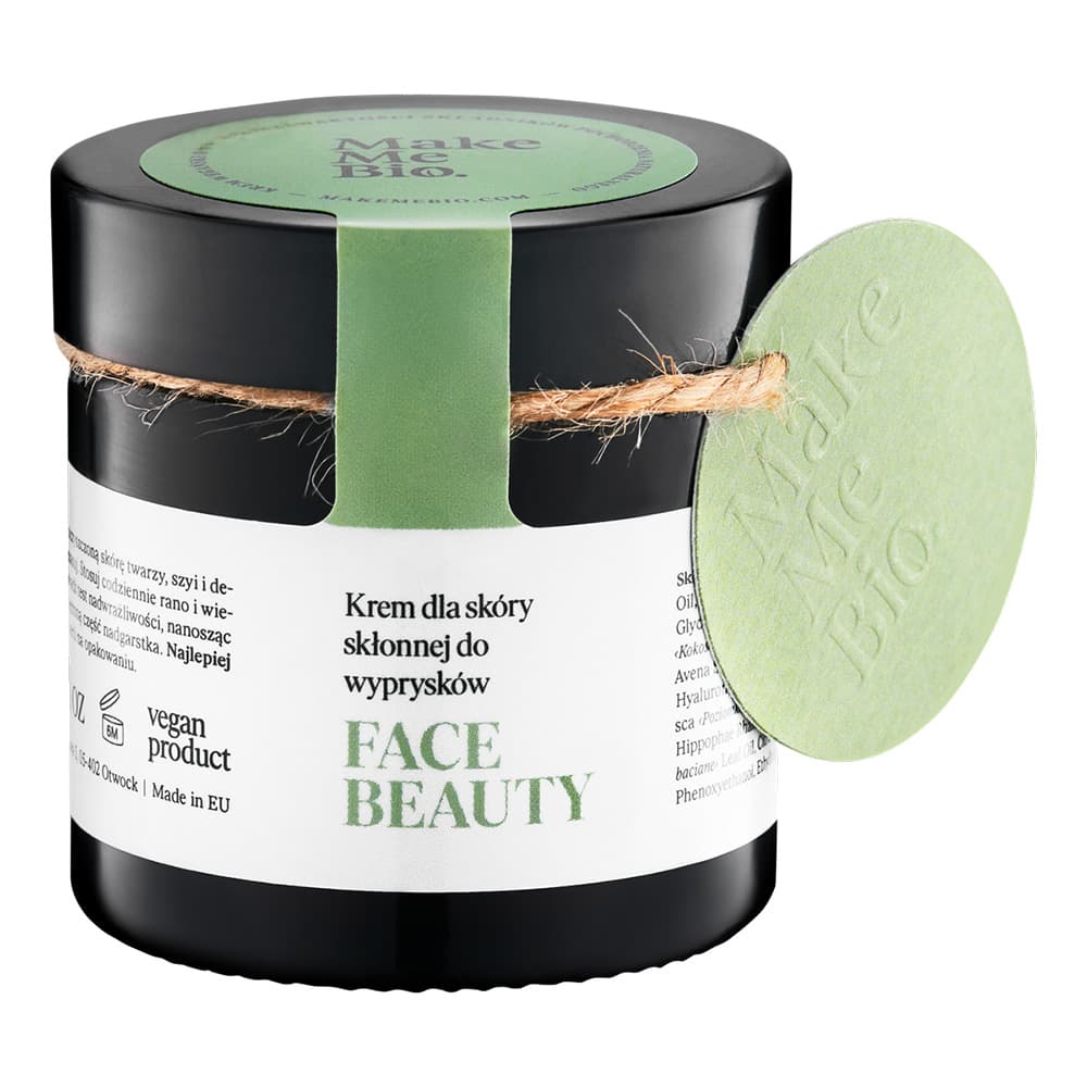 Krem dla skóry skłonnej do wyprysków - Make Me Bio - Face Beauty -