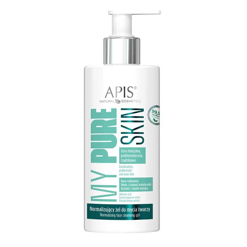 Normalizujący żel do mycia twarzy - Apis My Pure Skin -