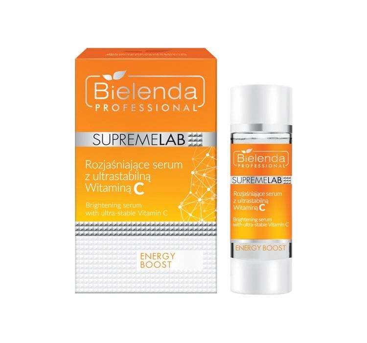Rozjaśniające serum ze stabilną witaminą C Bielenda Supremelab Energy Boost