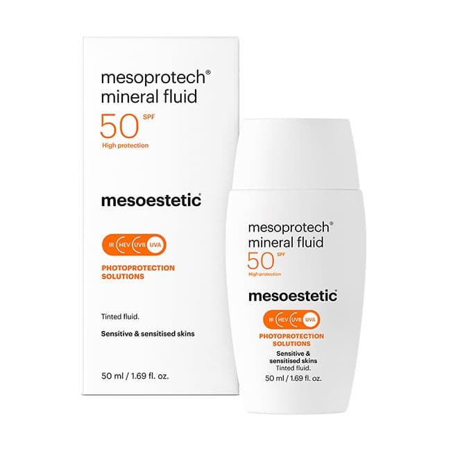 Mineralny fluid SPF 50 - Mesoestetic - Mesoprotech Mineral Fluid -