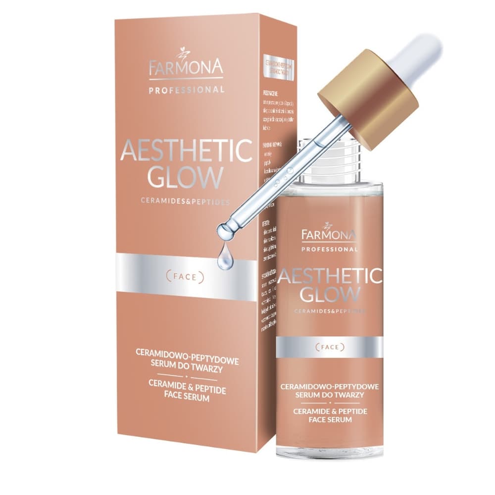 Ceramidowo-peptydowe serum do twarzy - Farmona Aesthetic Glow -