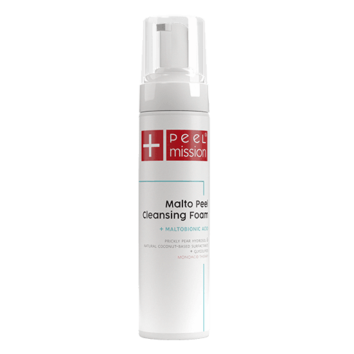 Pianka do oczyszczania twarzy i oczu - Peel Mission - Malto Peel Cleansing Foam -