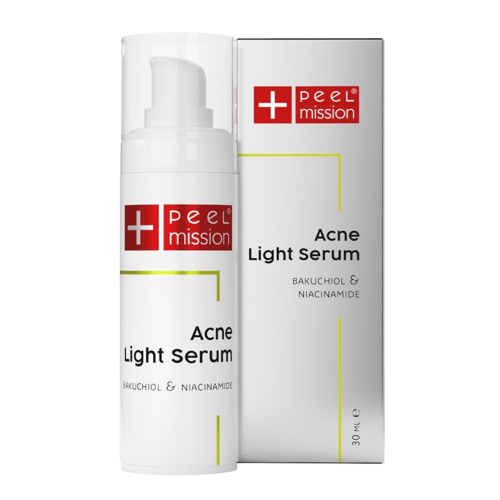 Serum do skóry z trądzikiem pospolitym i różowatym - Peel Mission - Acne Light Serum -