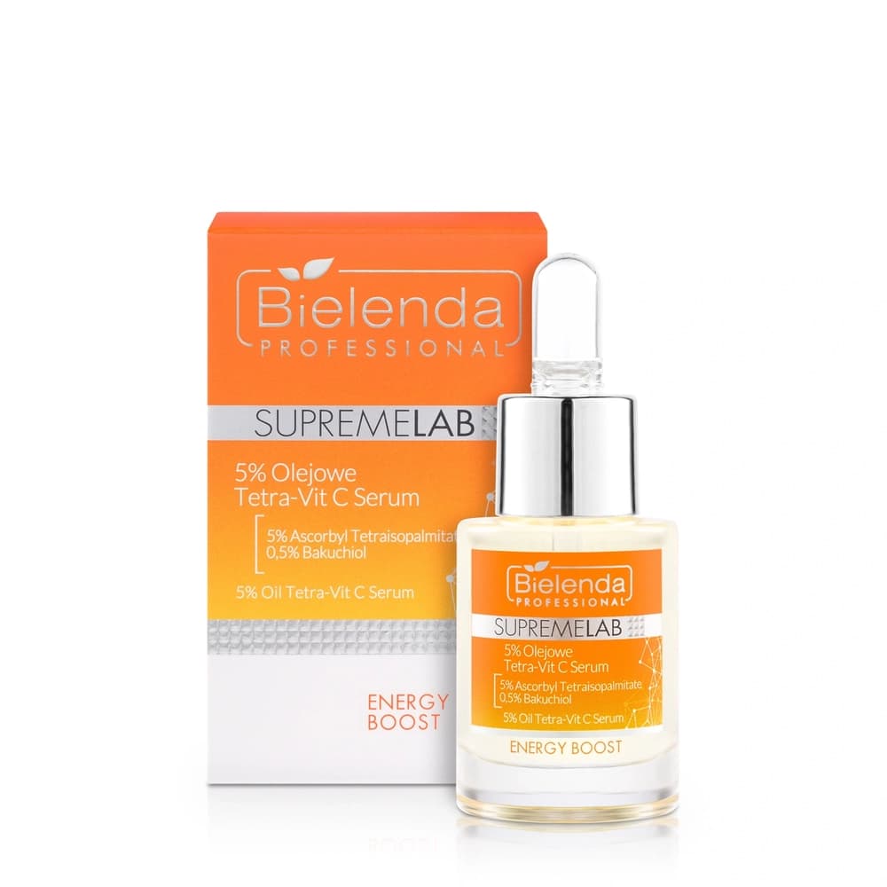 Serum z 5% witaminą C Bielenda Supremelab Energy Boost Olejowe Tetra-Vit C
