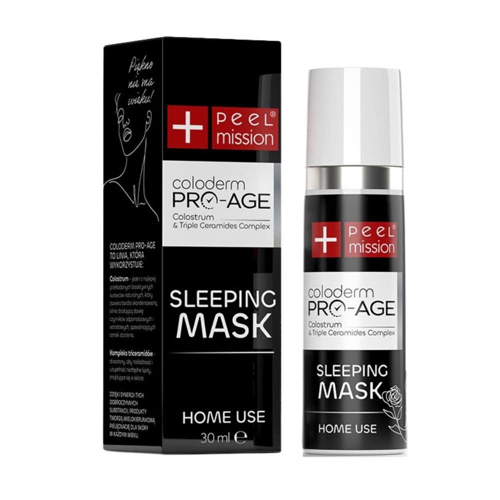 Regenerująca maska na noc - Peel Mission - Coloderm Pro Age Sleeping Mask -