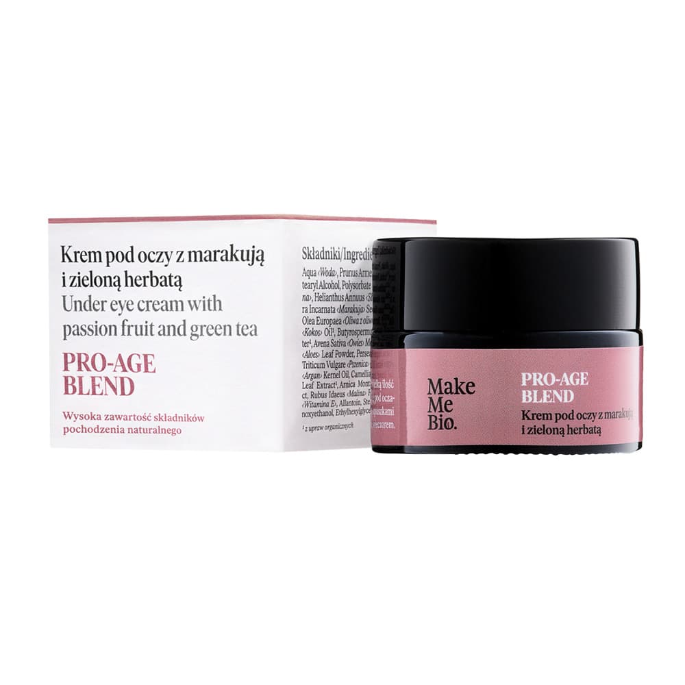 Krem pod oczy z marakują i zieloną herbatą - Make Me Bio - Pro-Age Blend -