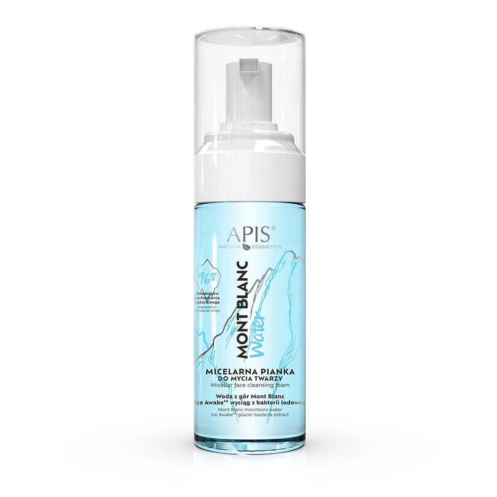 Micelarna pianka do mycia twarzy - Apis Mont Blanc -